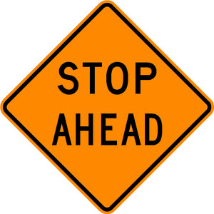 W3-1A, MUTCD, Stop Ahead