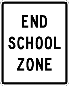 S5-2, MUTCD, End School Zone