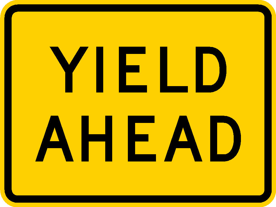 W3-2AP, MUTCD, Yield Ahead