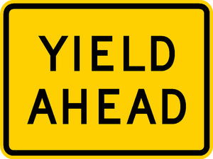 W3-2AP, MUTCD, Yield Ahead