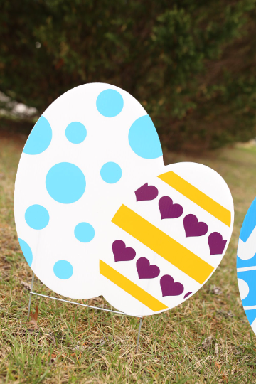 Easter Egg Yard Signs  |  Yard Decorations