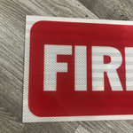 Load image into Gallery viewer, Firefighter Way Street Sign  |  First Responder Sign  |  Thin Red Line  |  Gift
