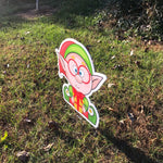 Load image into Gallery viewer, Elf Yard Decoration  |  Elf Lawn Sign  |  Christmas Yard Decor  |  Full Color Print  |  Single Sided  |  Holiday
