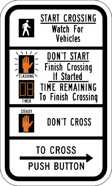 Push Button Sign