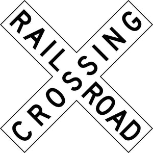 R15-1 MUTCD RAILROAD CROSSING