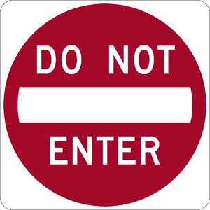 R5-1, MUTCD, Do Not Enter Sign