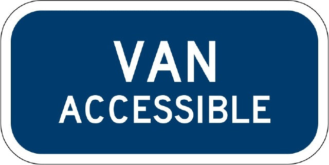 R7-8(B), MUTCD, Van Accessible