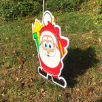 Load image into Gallery viewer, Santa Claus Yard Decoration  |  Full Color Print  |  Single-Sided  |  Holiday

