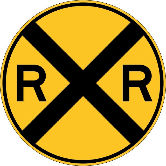 W10-1, MUTCD, Railroad Crossing