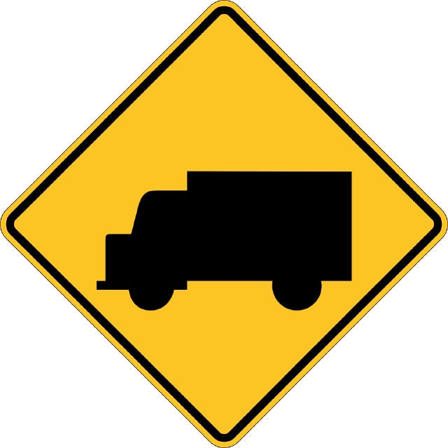 W11-10, MUTCD, Truck Crossing