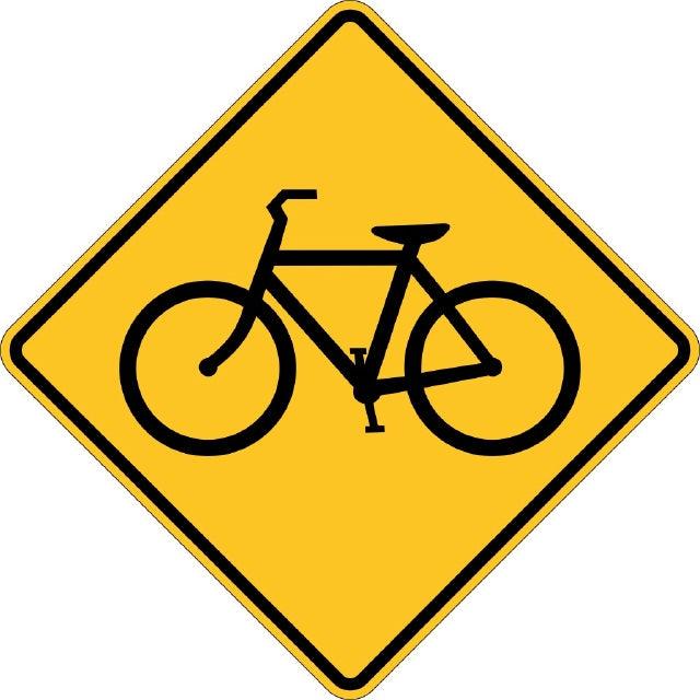 W11-1, MUTCD, Bicycle Crossing