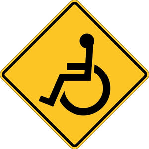 W11-9, MUTCD, Handicapped