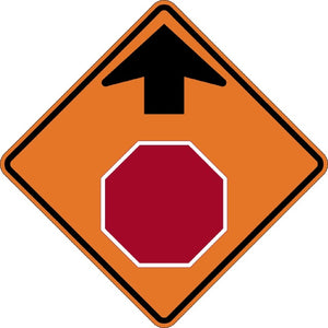 W3-1, MUTCD, Stop Ahead Symbolic
