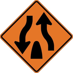W6-2, MUTCD DIVIDED HIGHWAY