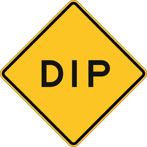 W8-2, MUTCD DIP